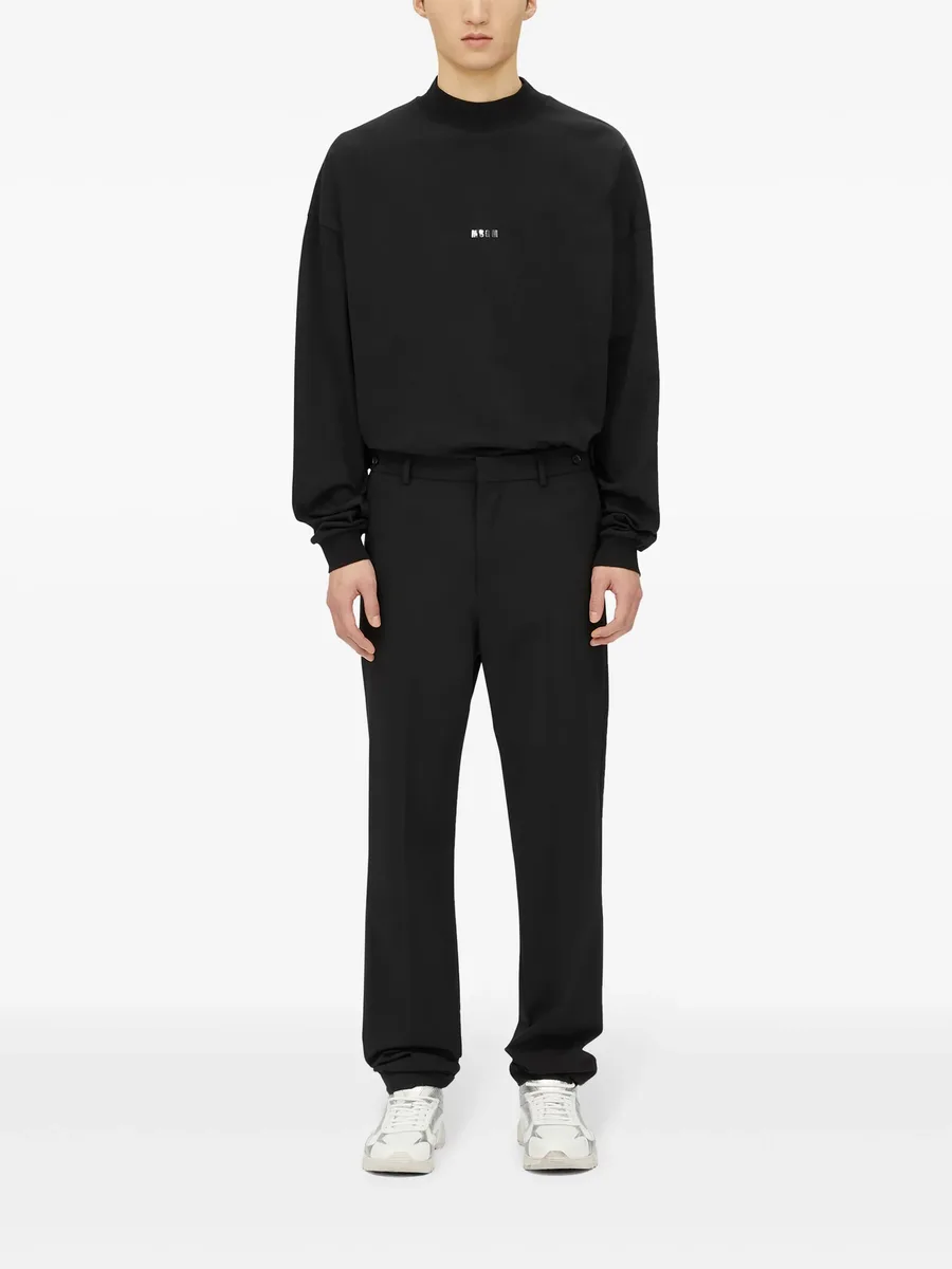 tapered-legged tailored trousers 4