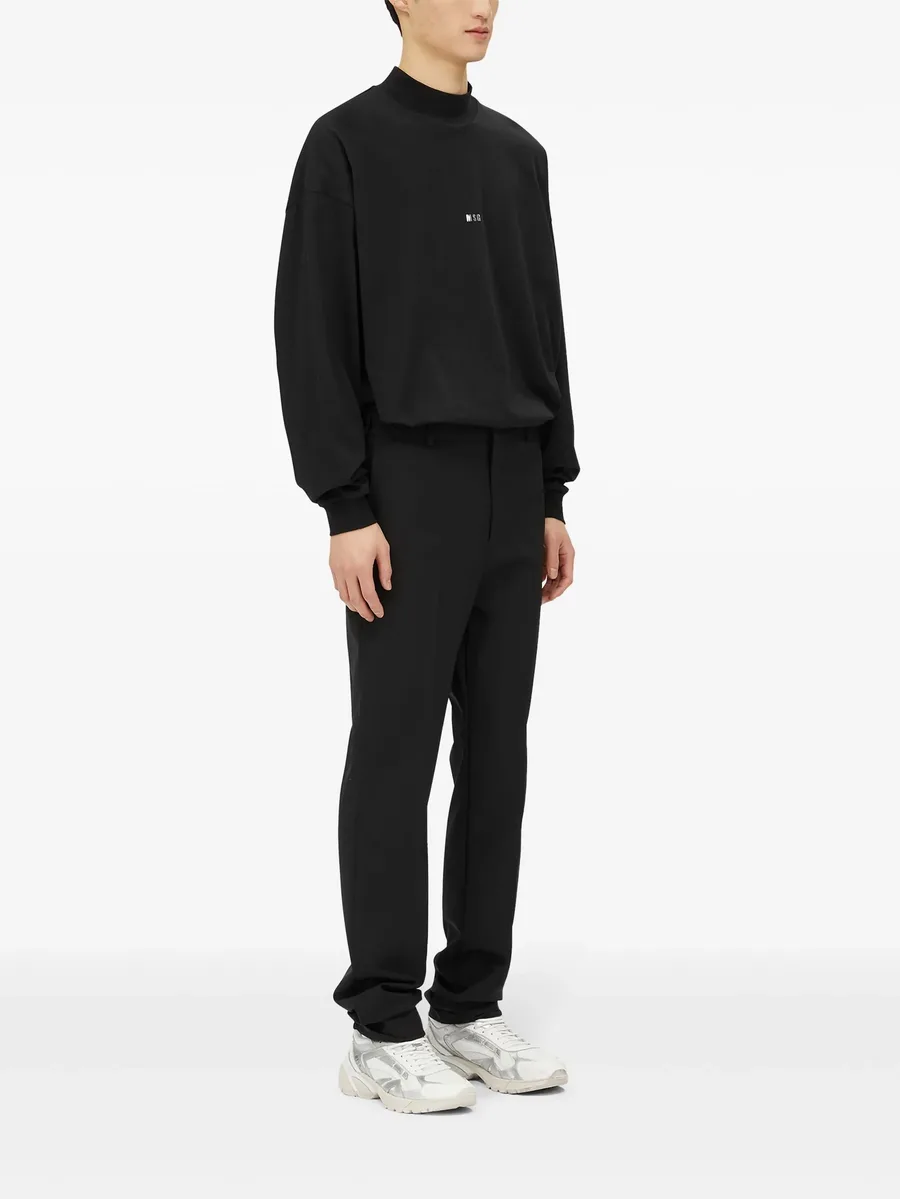 tapered-legged tailored trousers 6