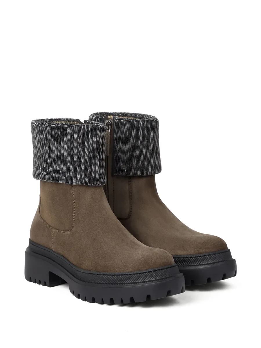 Monili-Trim block-heel ankle boots 4