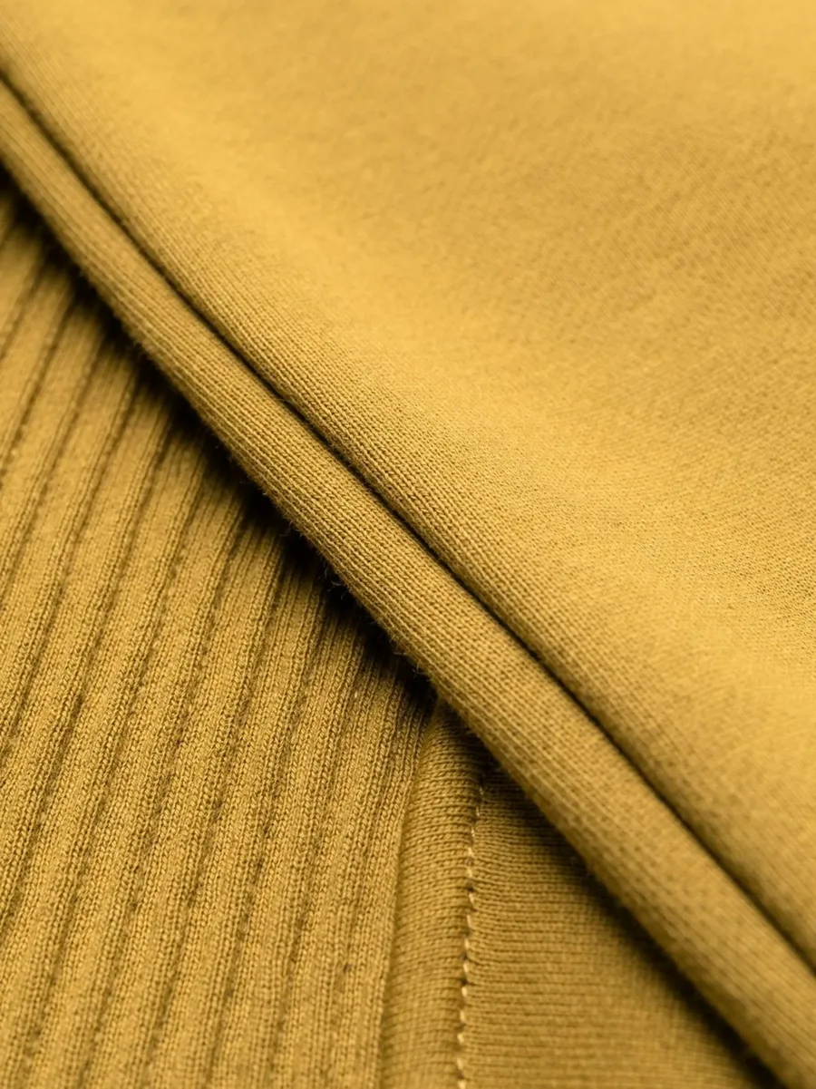 flocked-logo organic-cotton track trousers 13