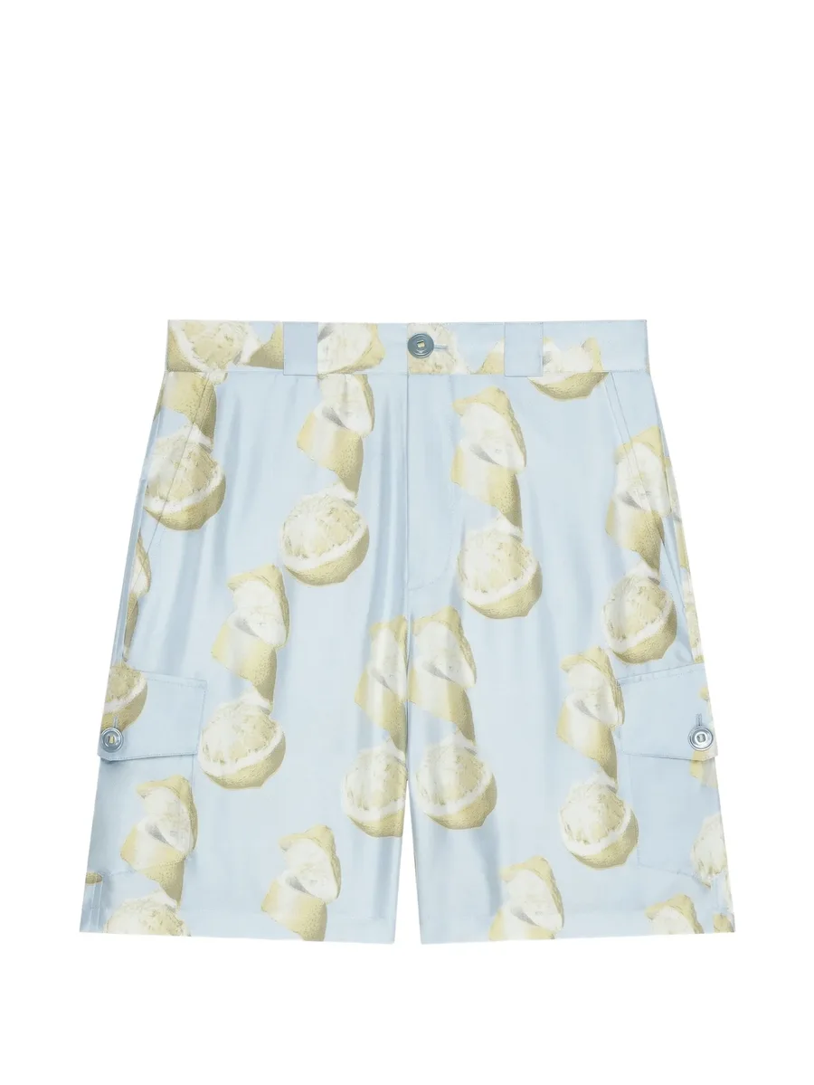 lemon-print shorts 1
