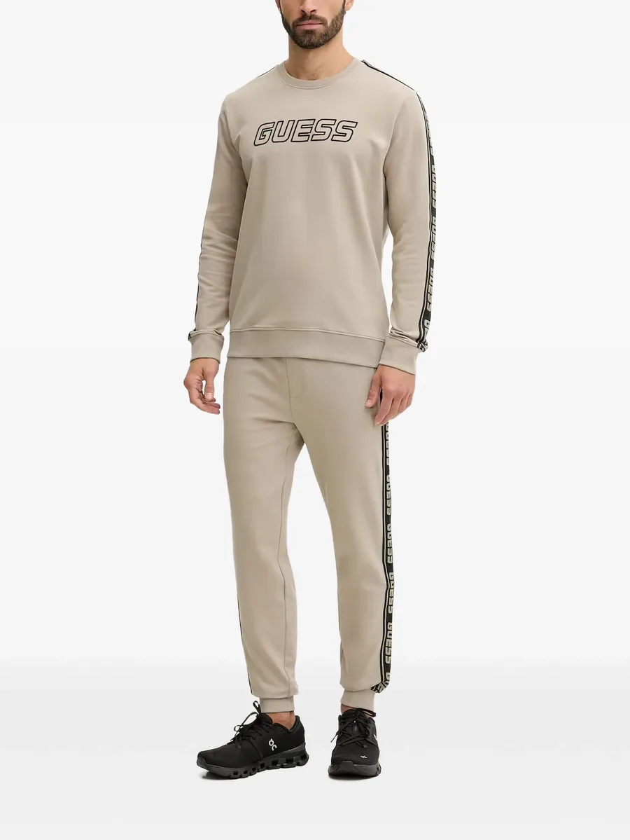 logo-tape track pants 3