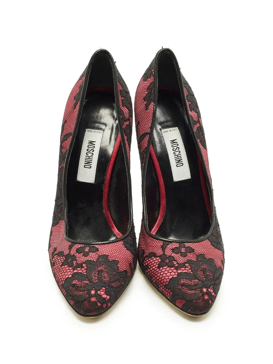 lace mesh pumps 8