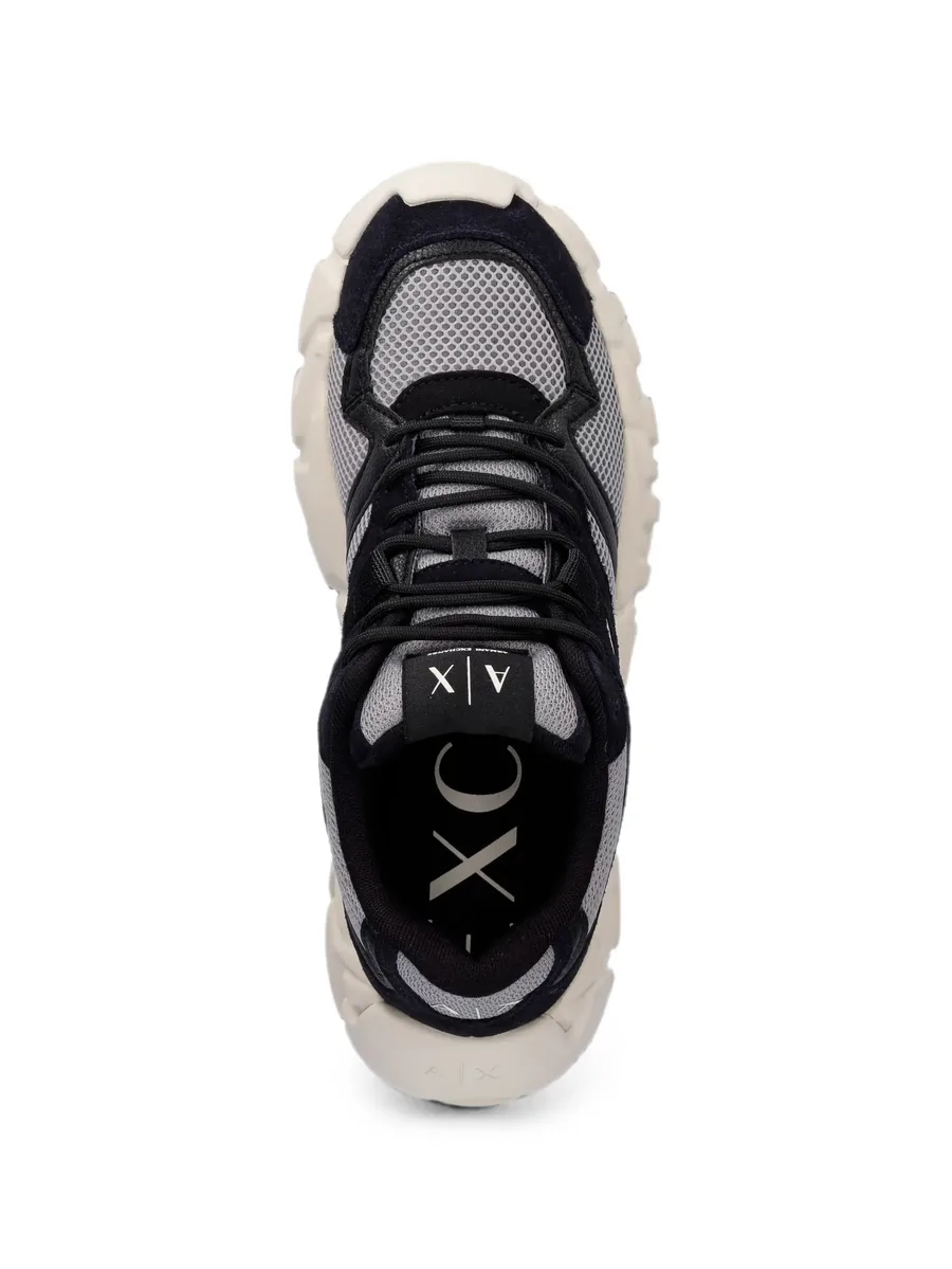 mesh-panelled chunky-sole sneakers 7