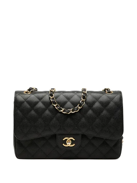 сумка на плечо Jumbo Classic Caviar Double Flap (2012 год)