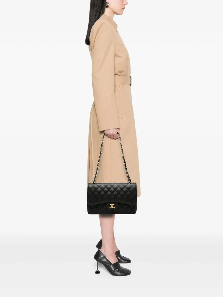 сумка на плечо Jumbo Classic Caviar Double Flap (2012 год) 4