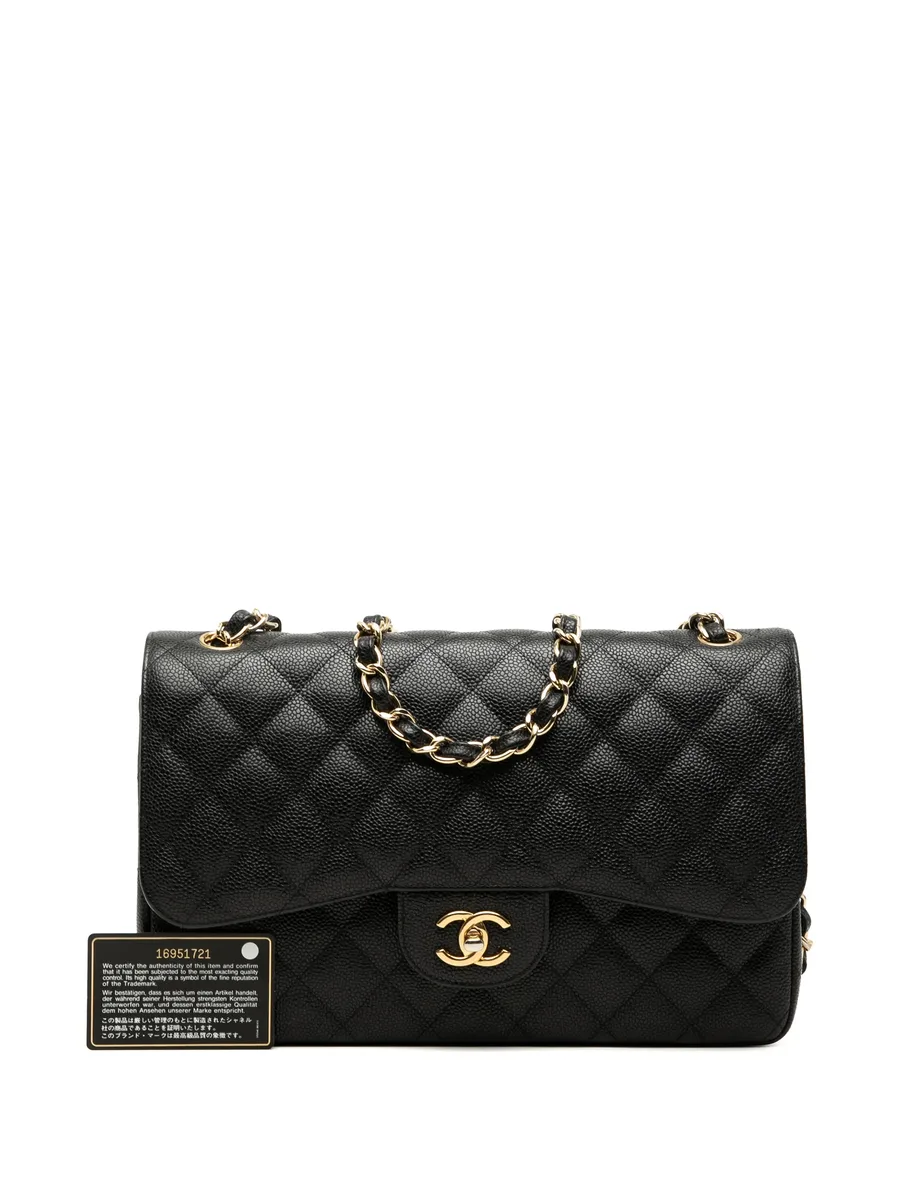 сумка на плечо Jumbo Classic Caviar Double Flap (2012 год) 13