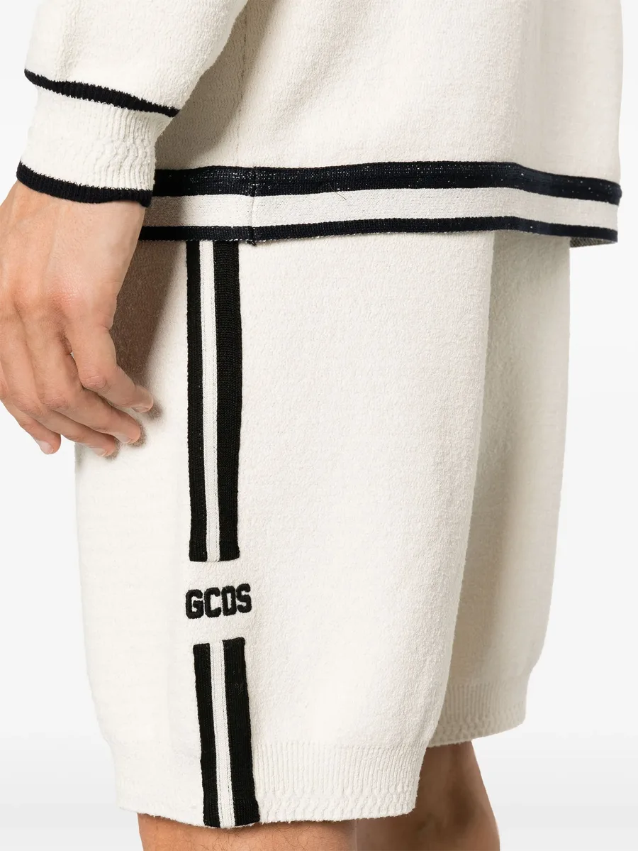 College bouclé-knit bermuda shorts 9
