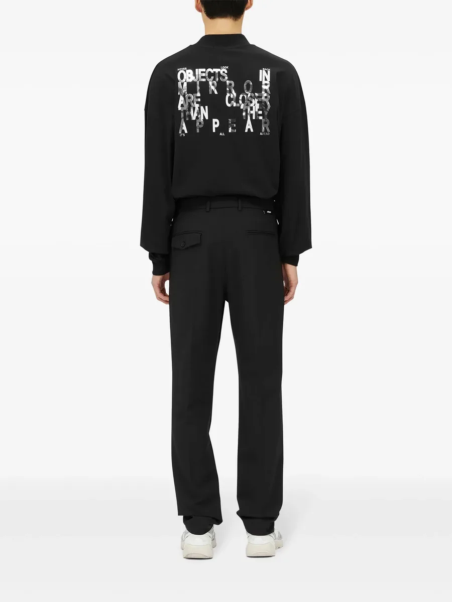 tapered-legged tailored trousers 7