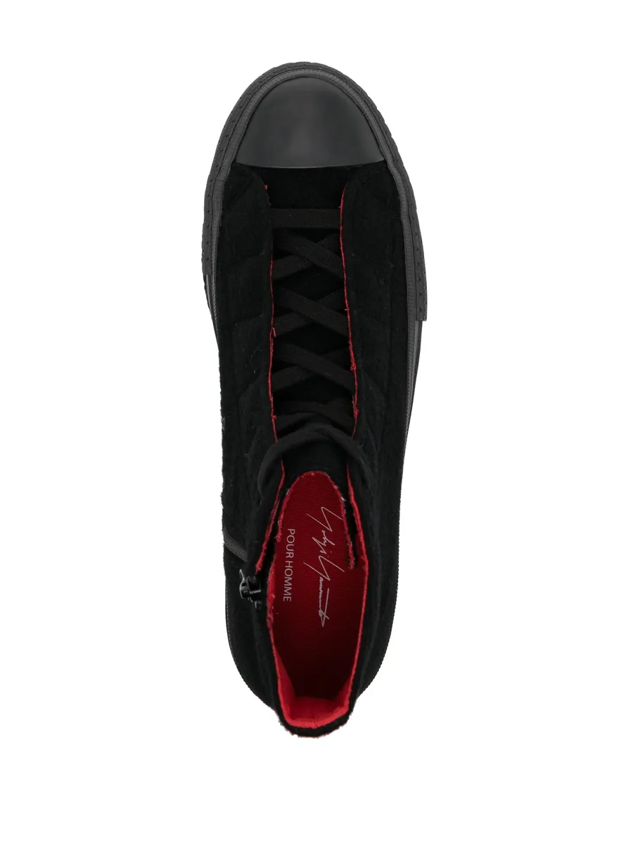 lace-up high-top sneakers 8