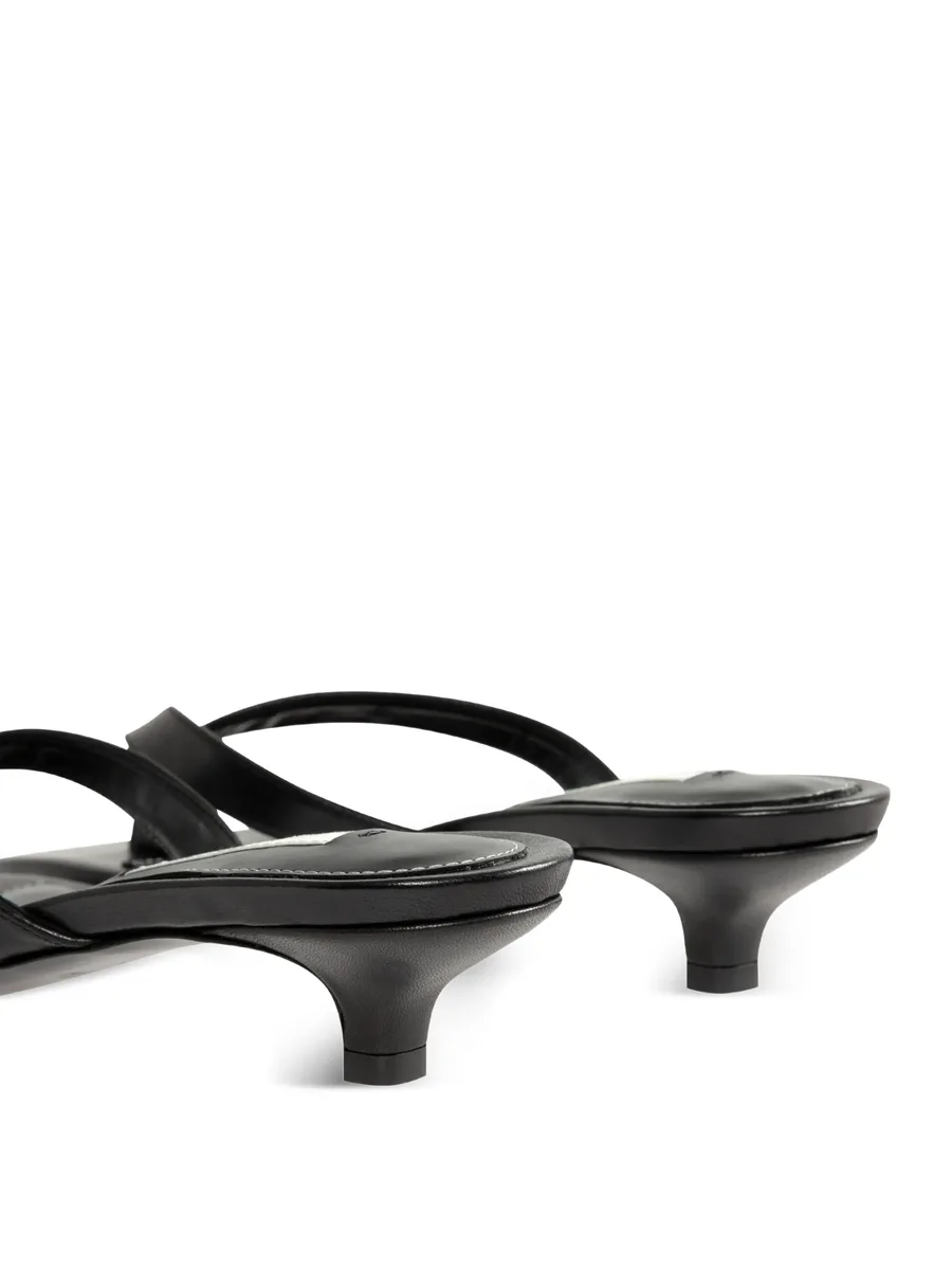 leather square-toe sandals 7