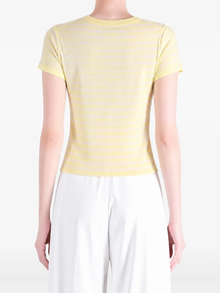 striped cotton T-shirt 7