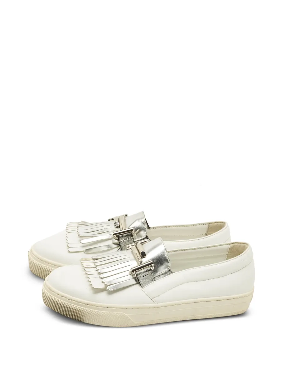 fringed leather sneakers 2