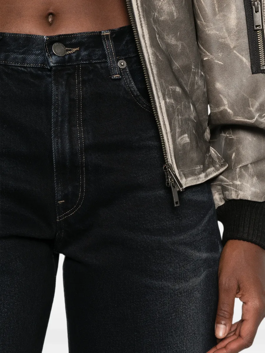 faded barrel-leg jeans 10