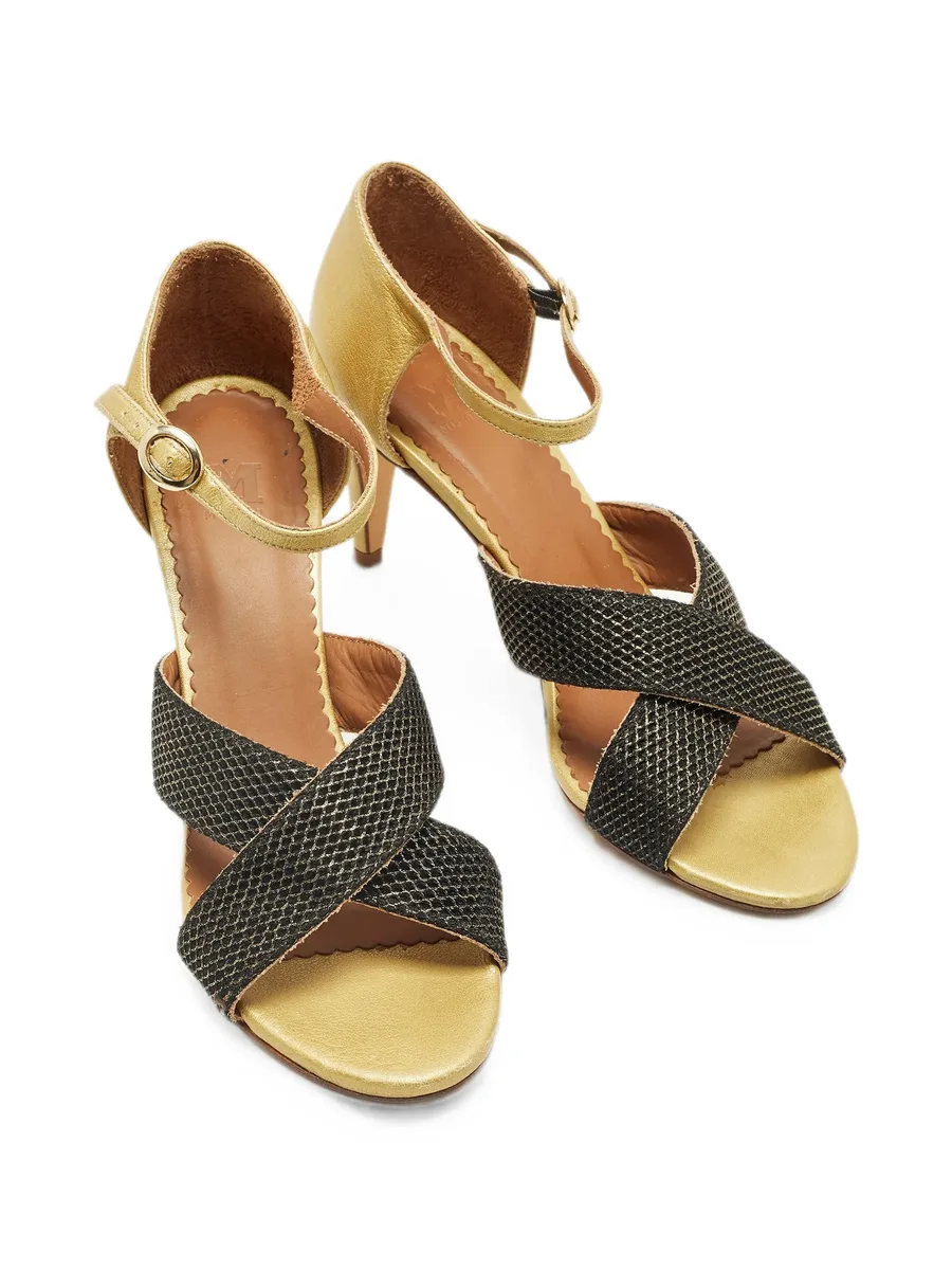 cross-over ankle-strap sandals 8
