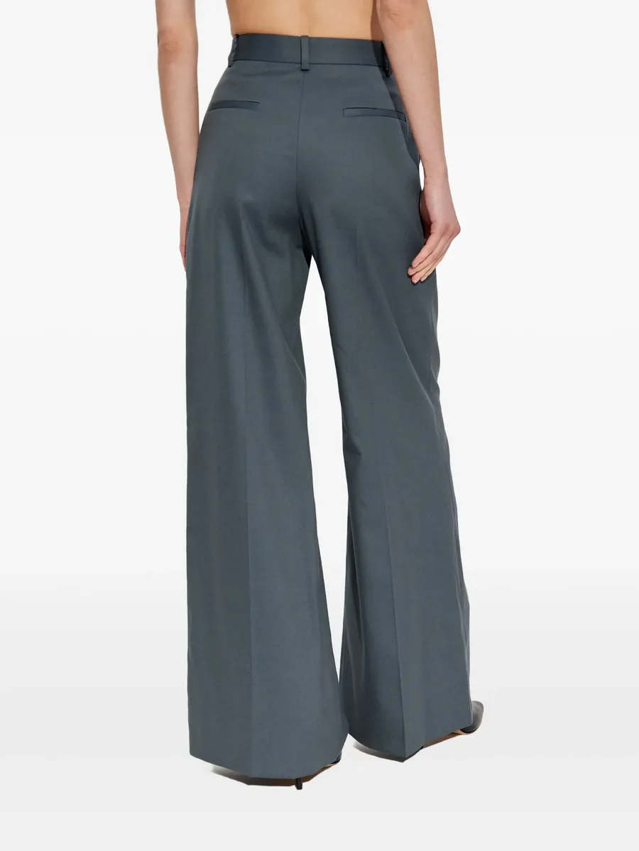 pleated side-pocket trousers 7