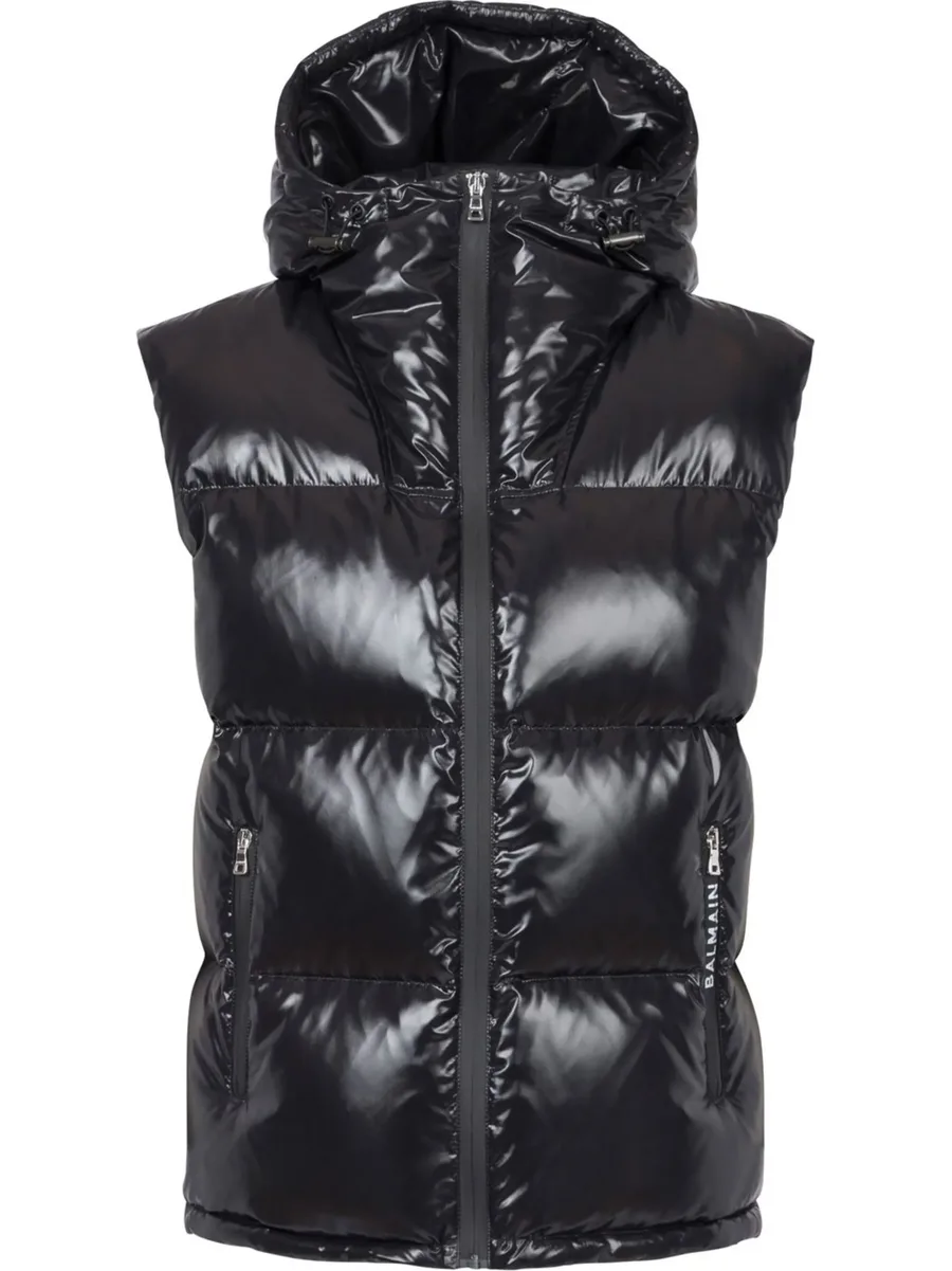 puffer hooded sleeveless jacket 2