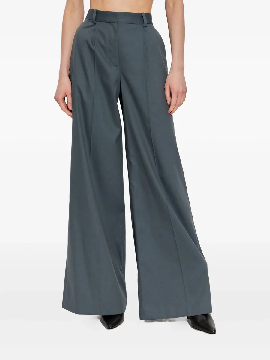 pleated side-pocket trousers 6