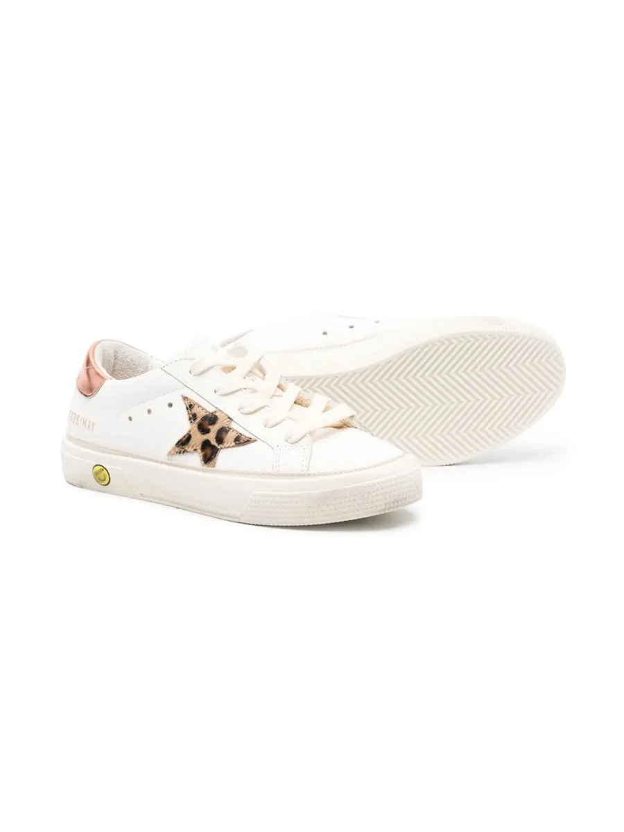 May low-top lace-up sneakers 4