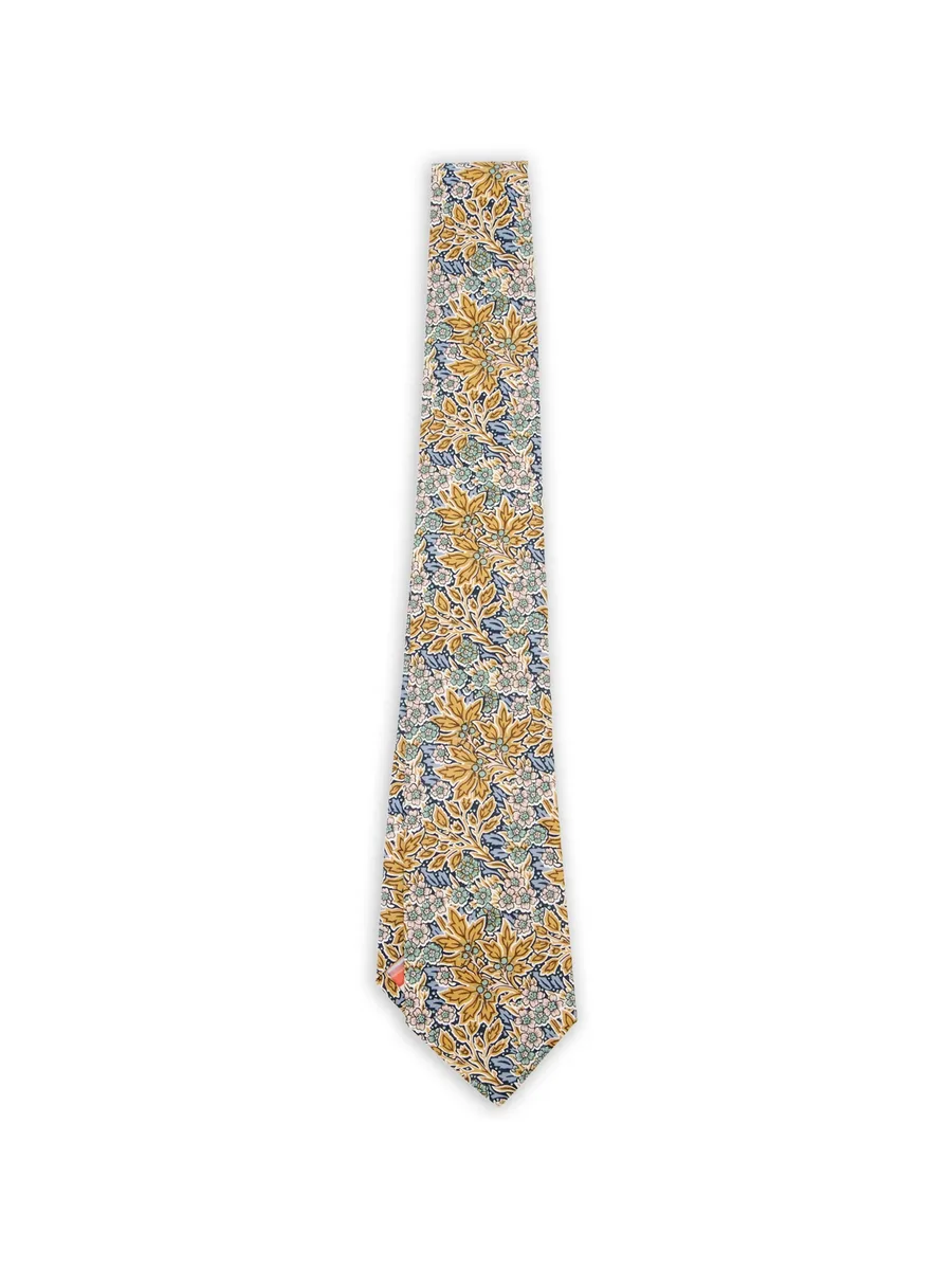 floral-pattern tie 2