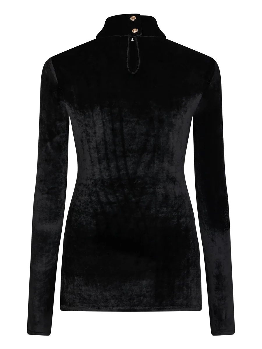 draped velvet top 14