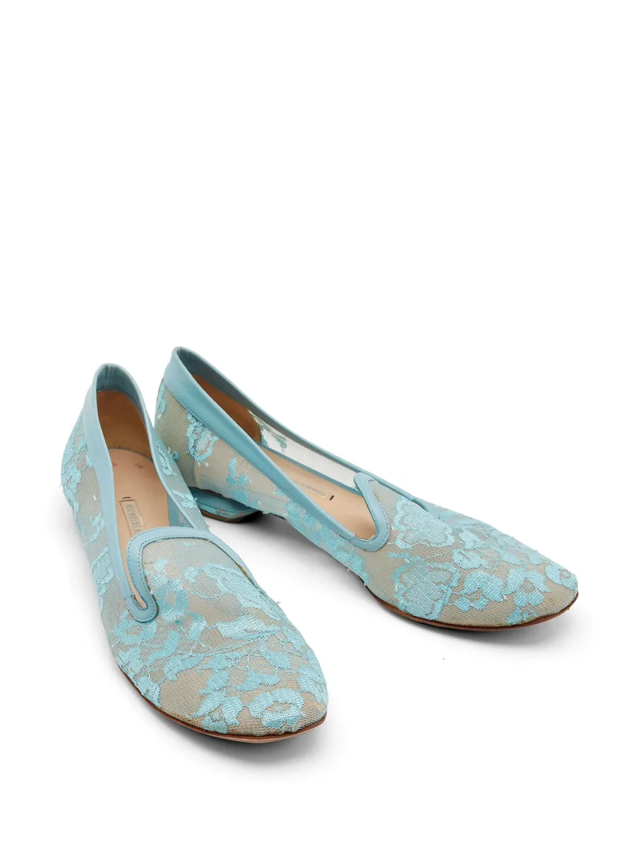 Casati lace ballet flats 1
