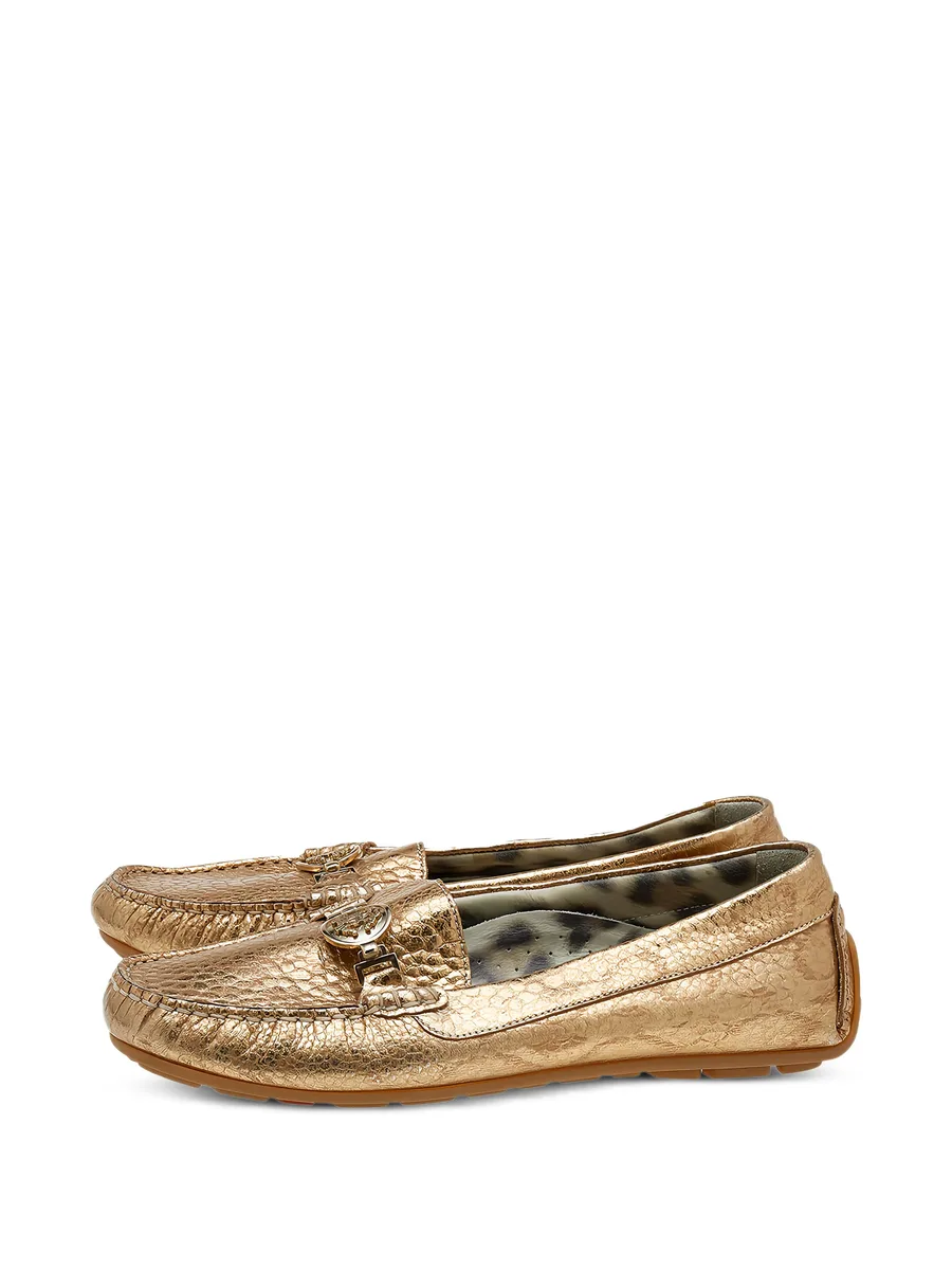 logo-embellished loafers 1