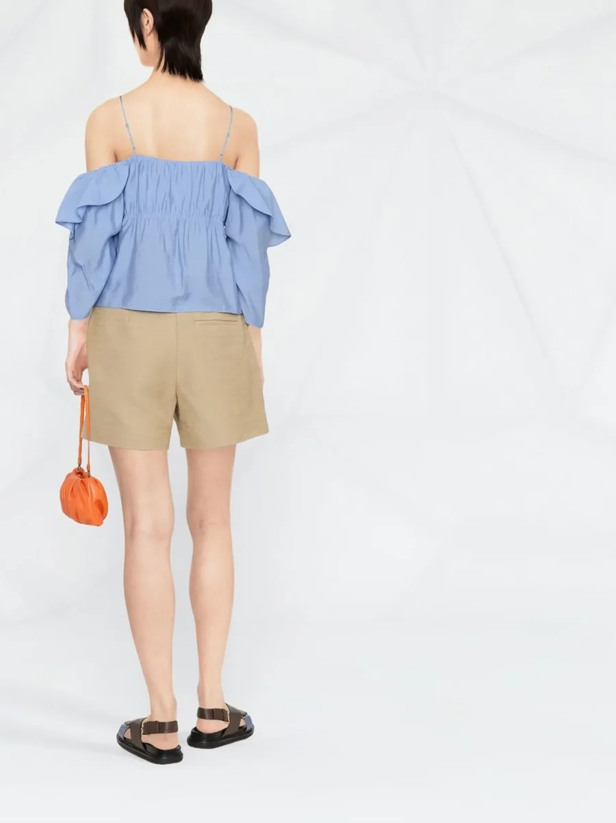 cold-shoulder ruffle blouse 8
