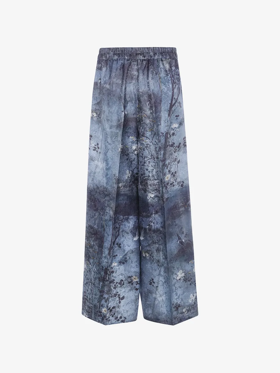 floral-print palazzo trousers 2