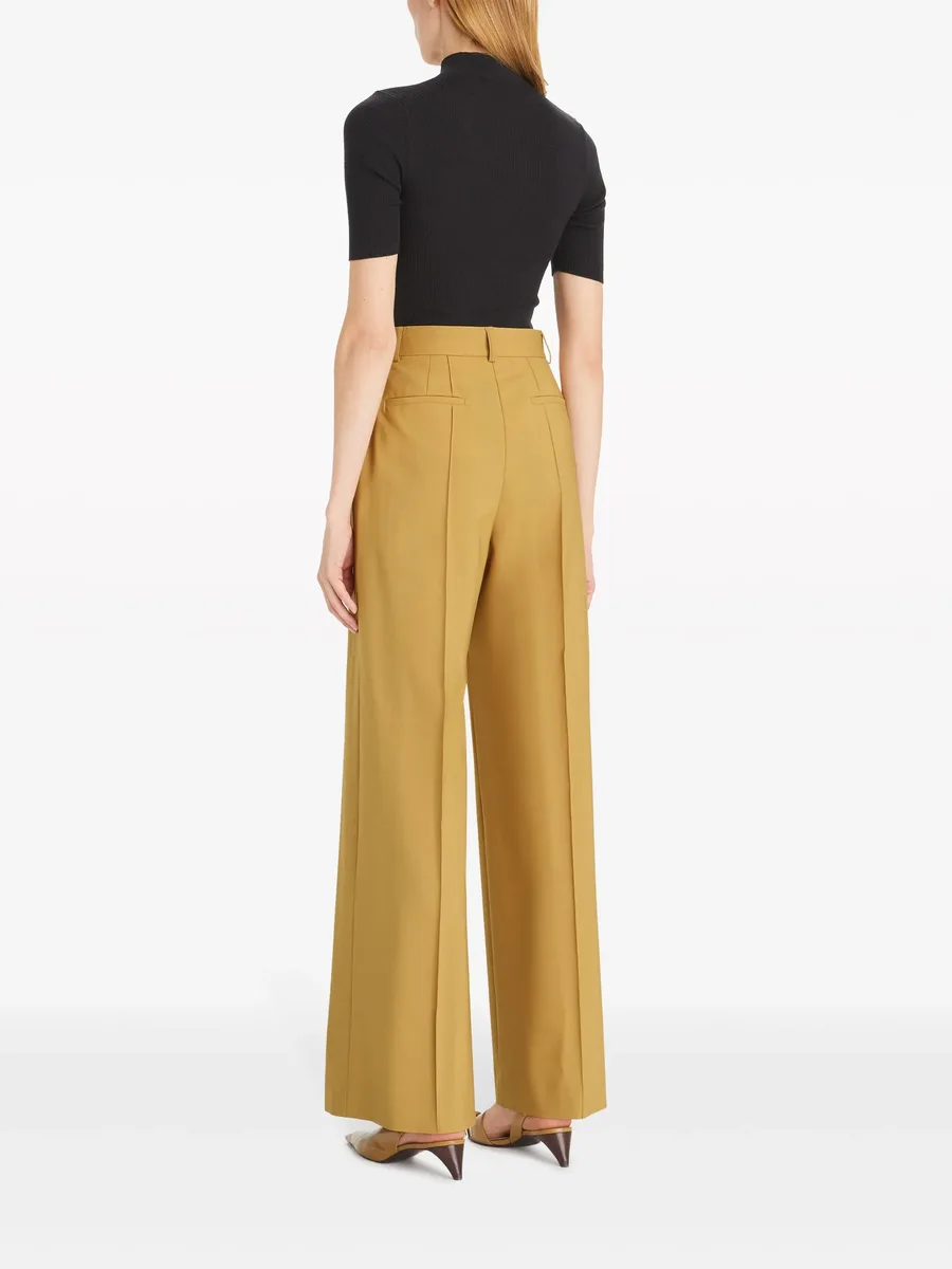 wide-leg wool trousers 6