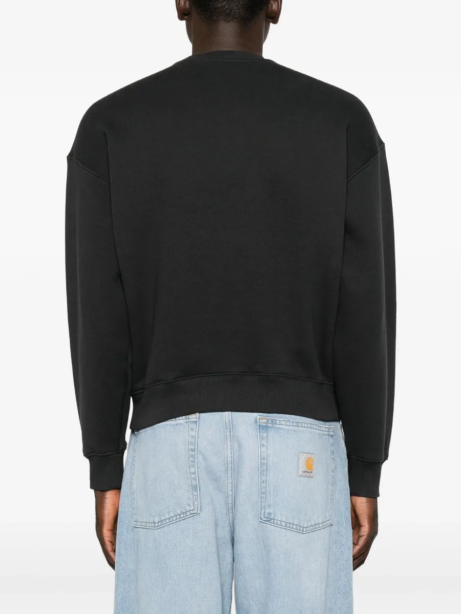 logo-embroidered sweatshirt 4