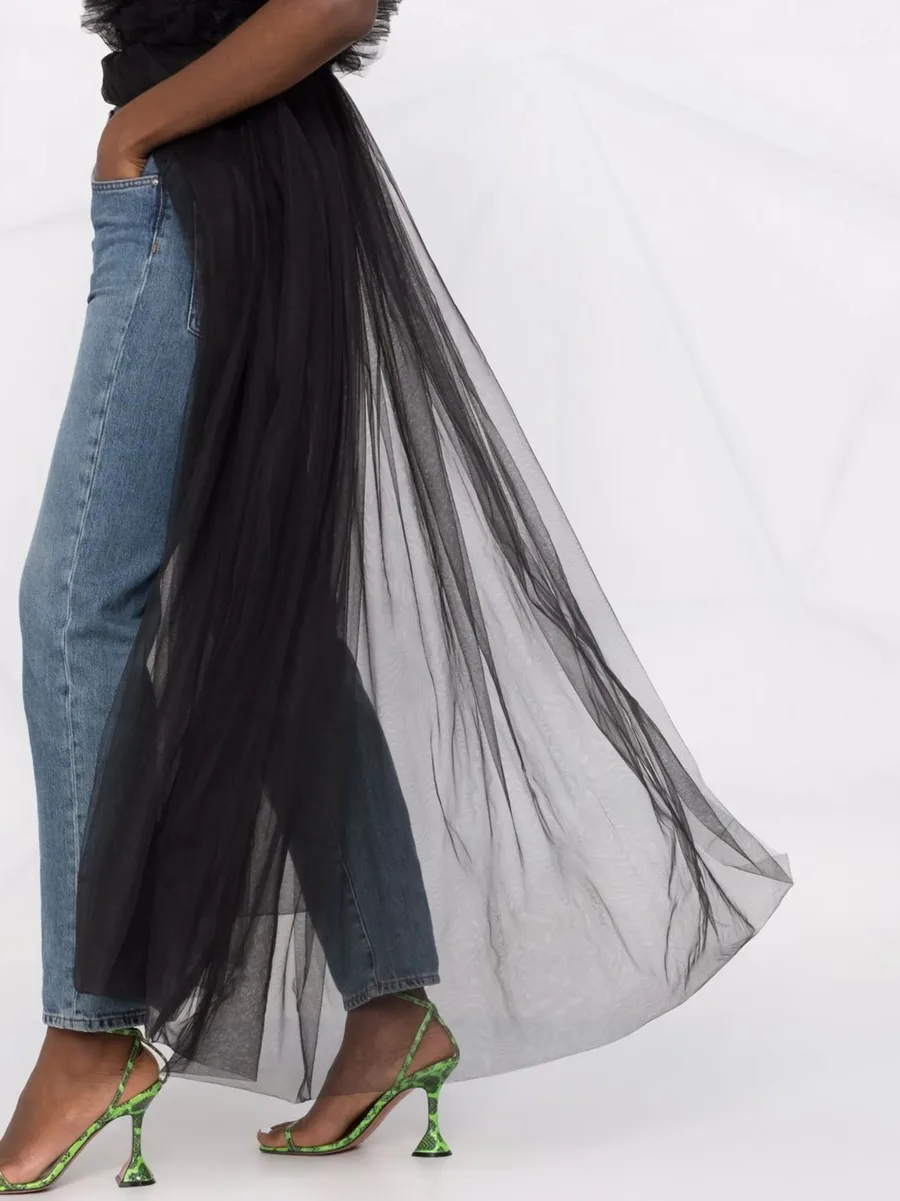 x Lia Aram ruffle-detail bodysuit 5