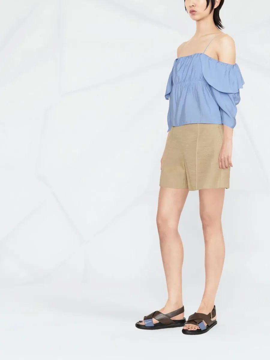 cold-shoulder ruffle blouse 5