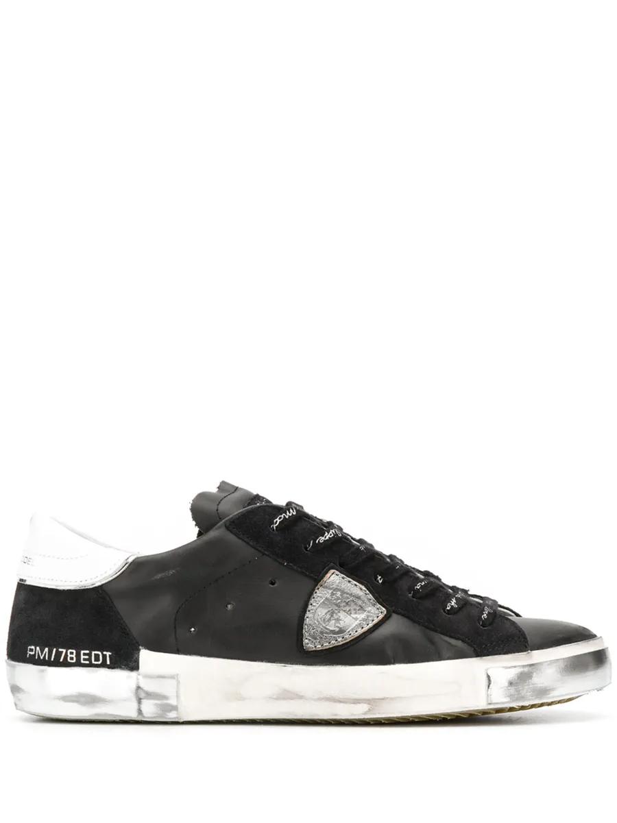 distressed low-top sneakers 2