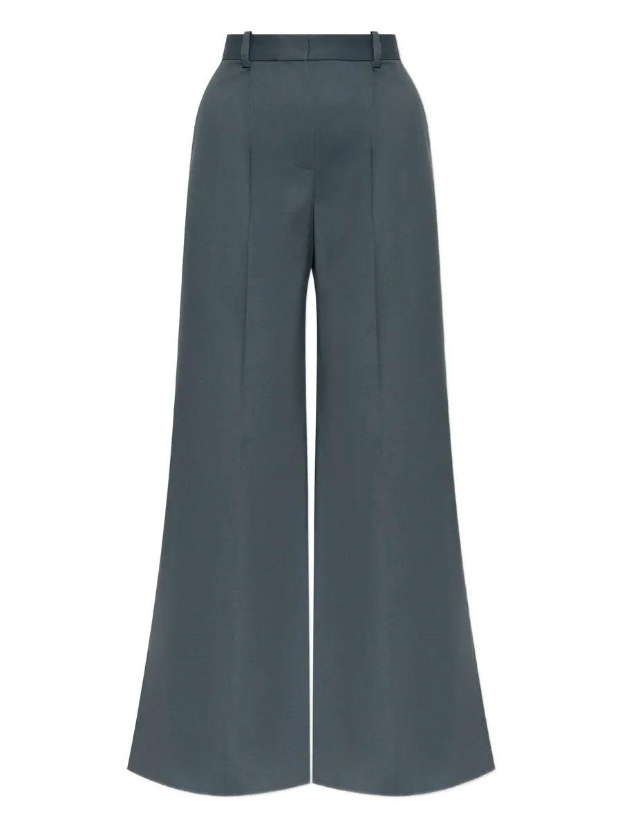 pleated side-pocket trousers 2