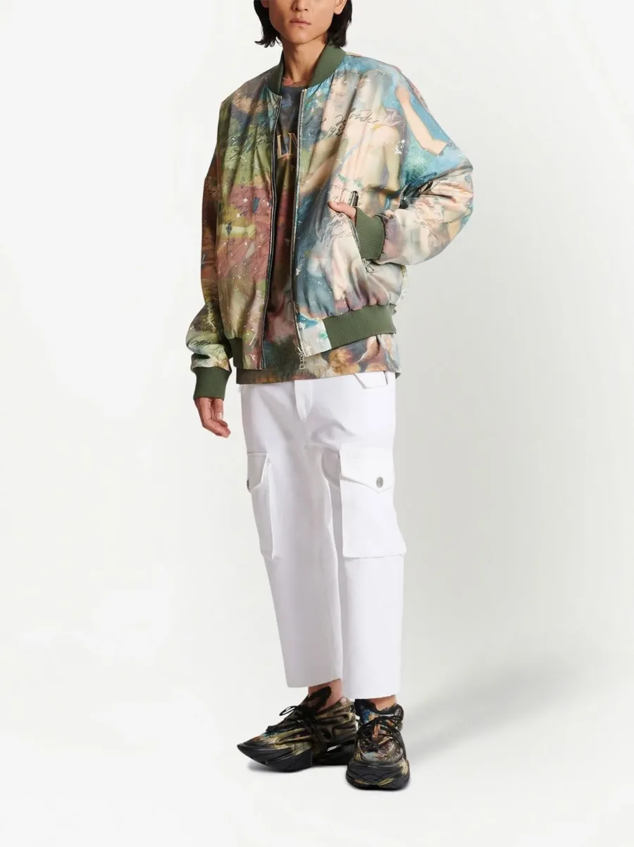 painting-print reversible bomber jacket 4