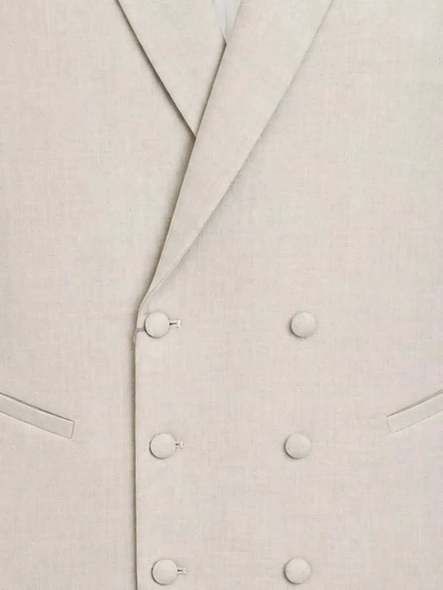 double-breasted peak-lapel waistcoat 3
