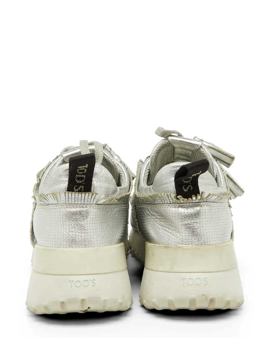 perforated tassel sneakers 4