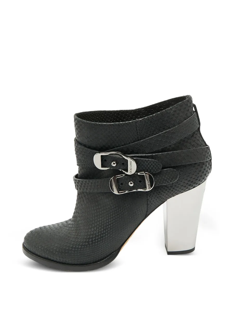 Marlin python-embossed ankle boots 1