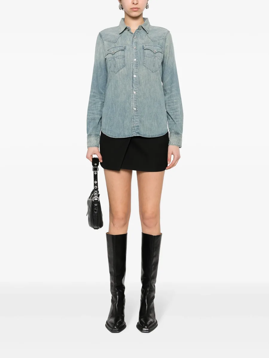 western-style denim shirt 3