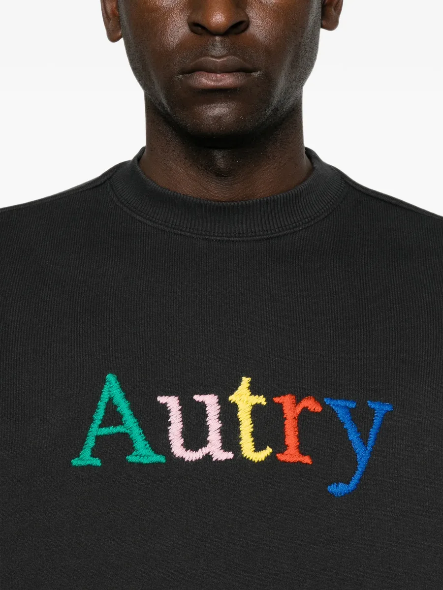 logo-embroidered sweatshirt 5