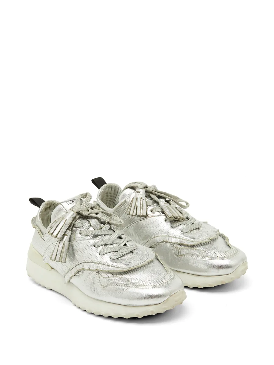 perforated tassel sneakers 1