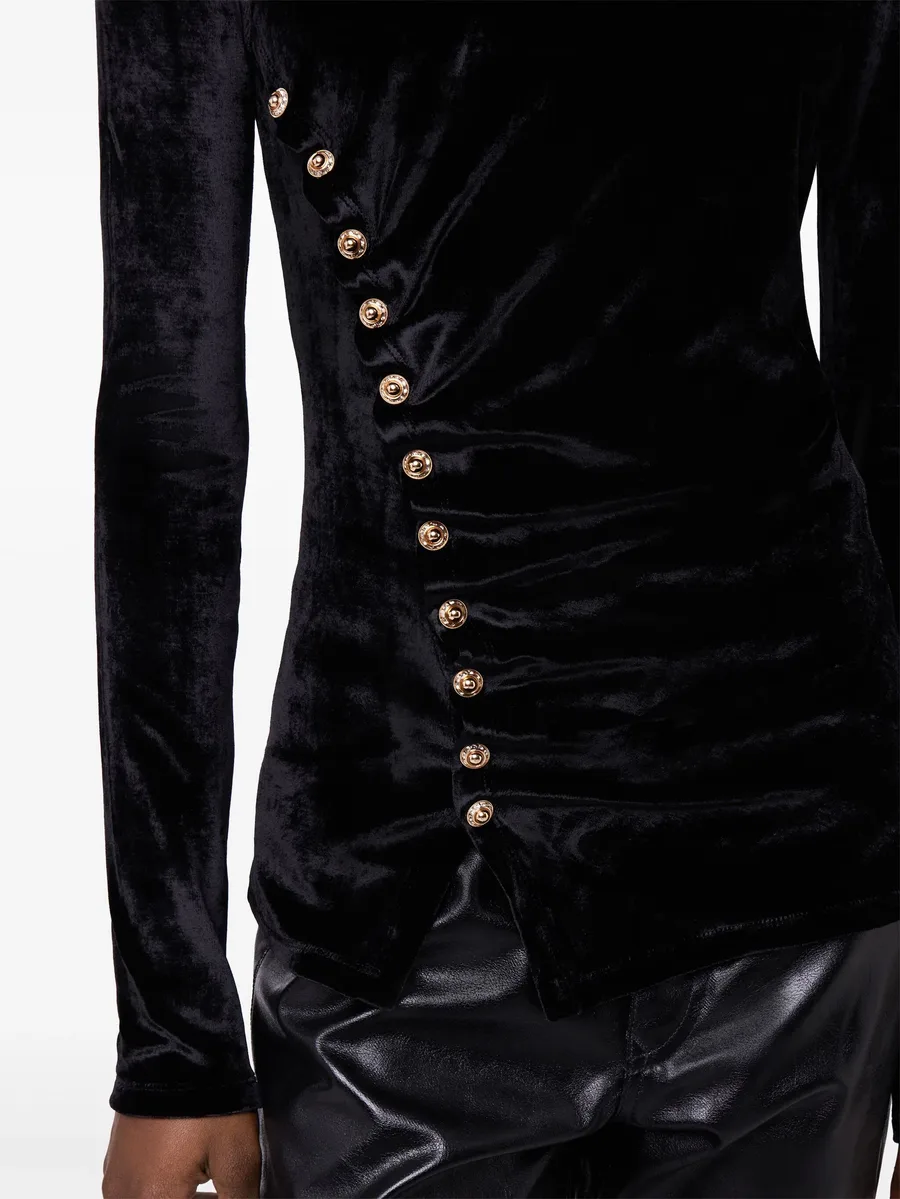 draped velvet top 10