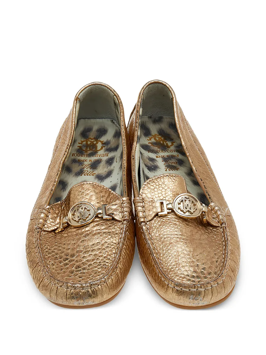logo-embellished loafers 4