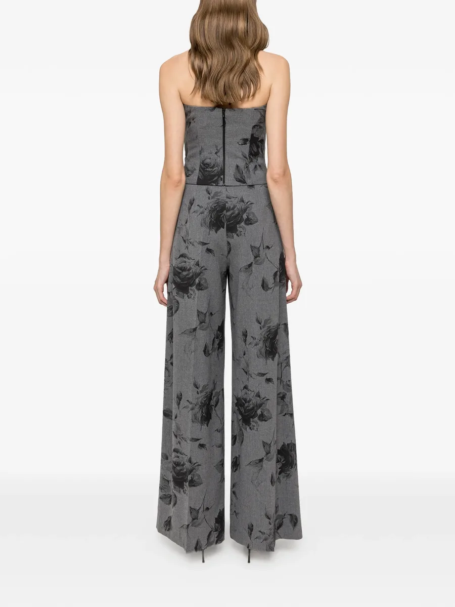 sleeveless floral-print top 5
