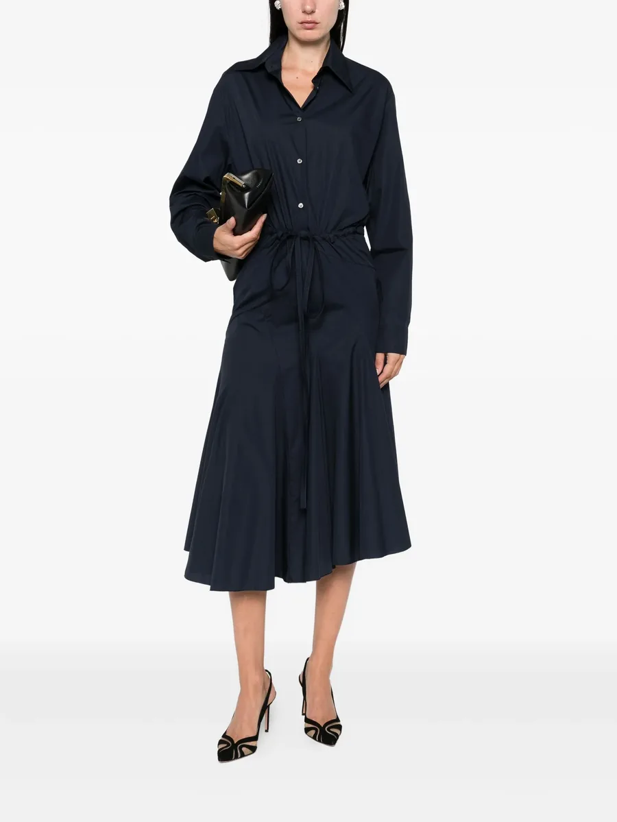 button-down flared midi dress 3