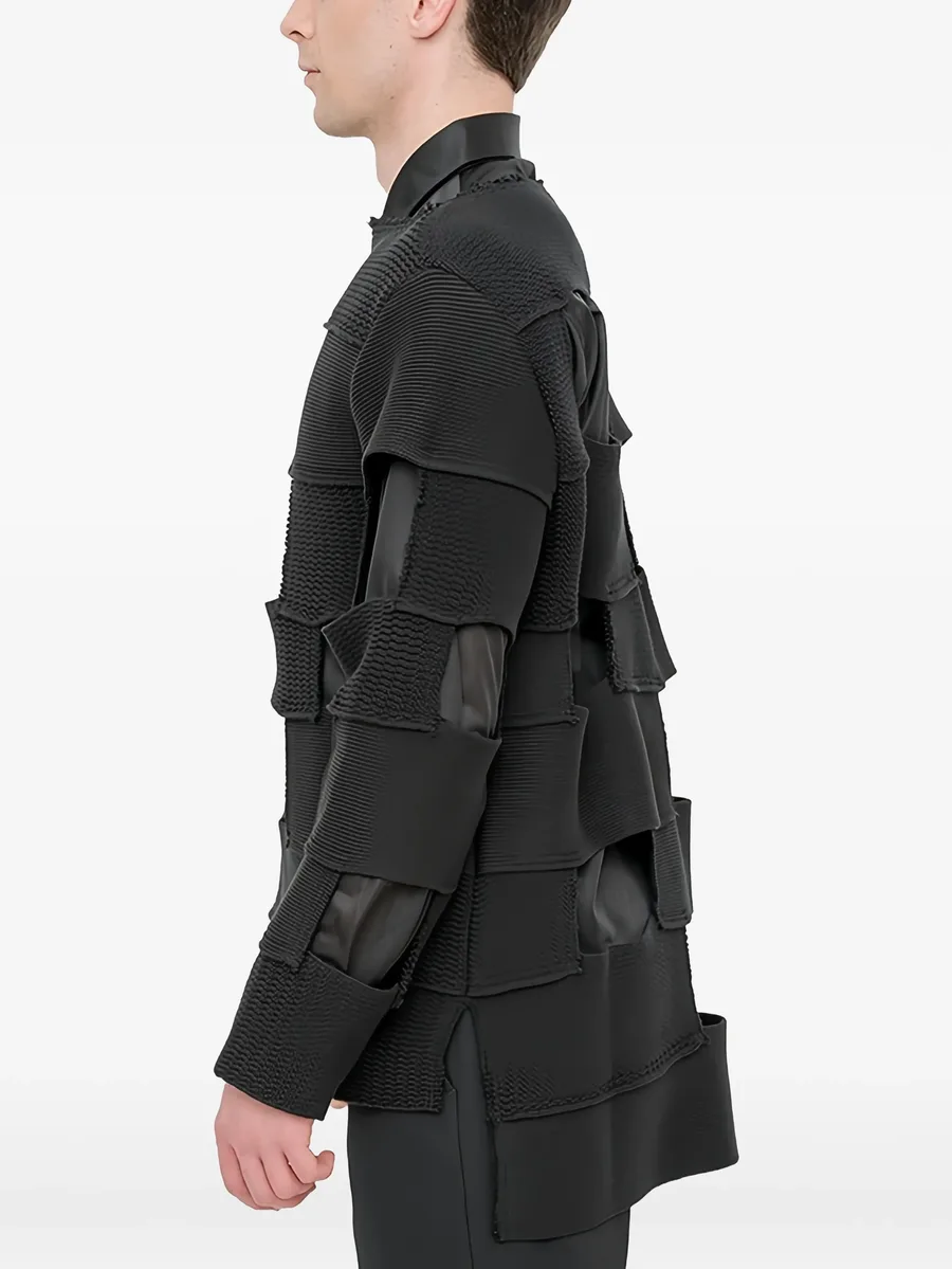 patchwork cut-out sweater 3