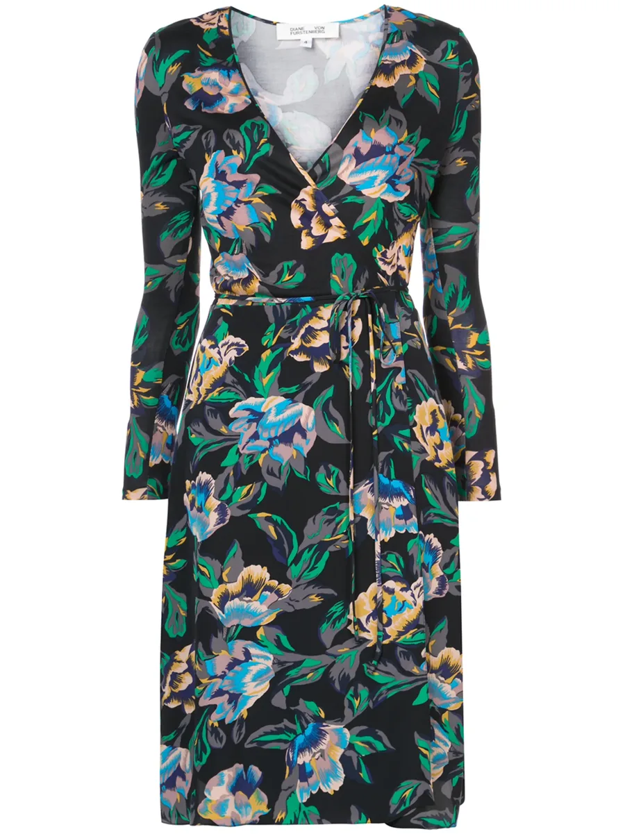 floral wrap dress 1
