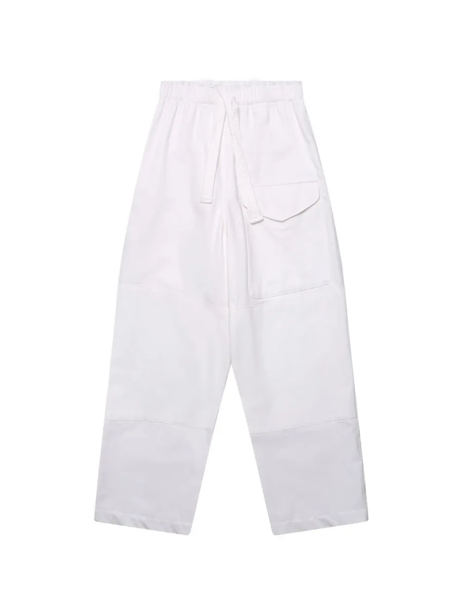 elasticated drawstring trousers 1
