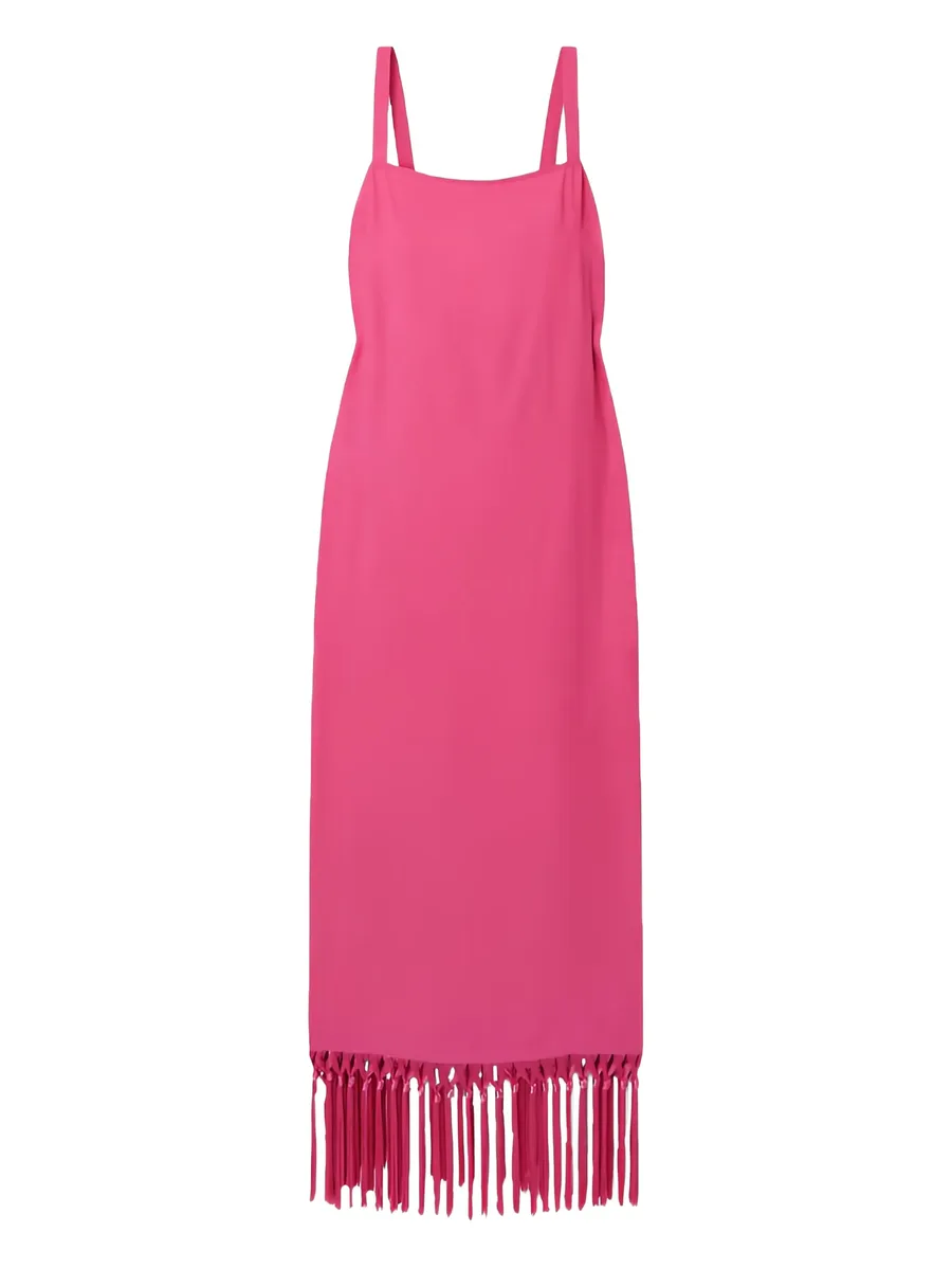 fringe-detailing dress 1